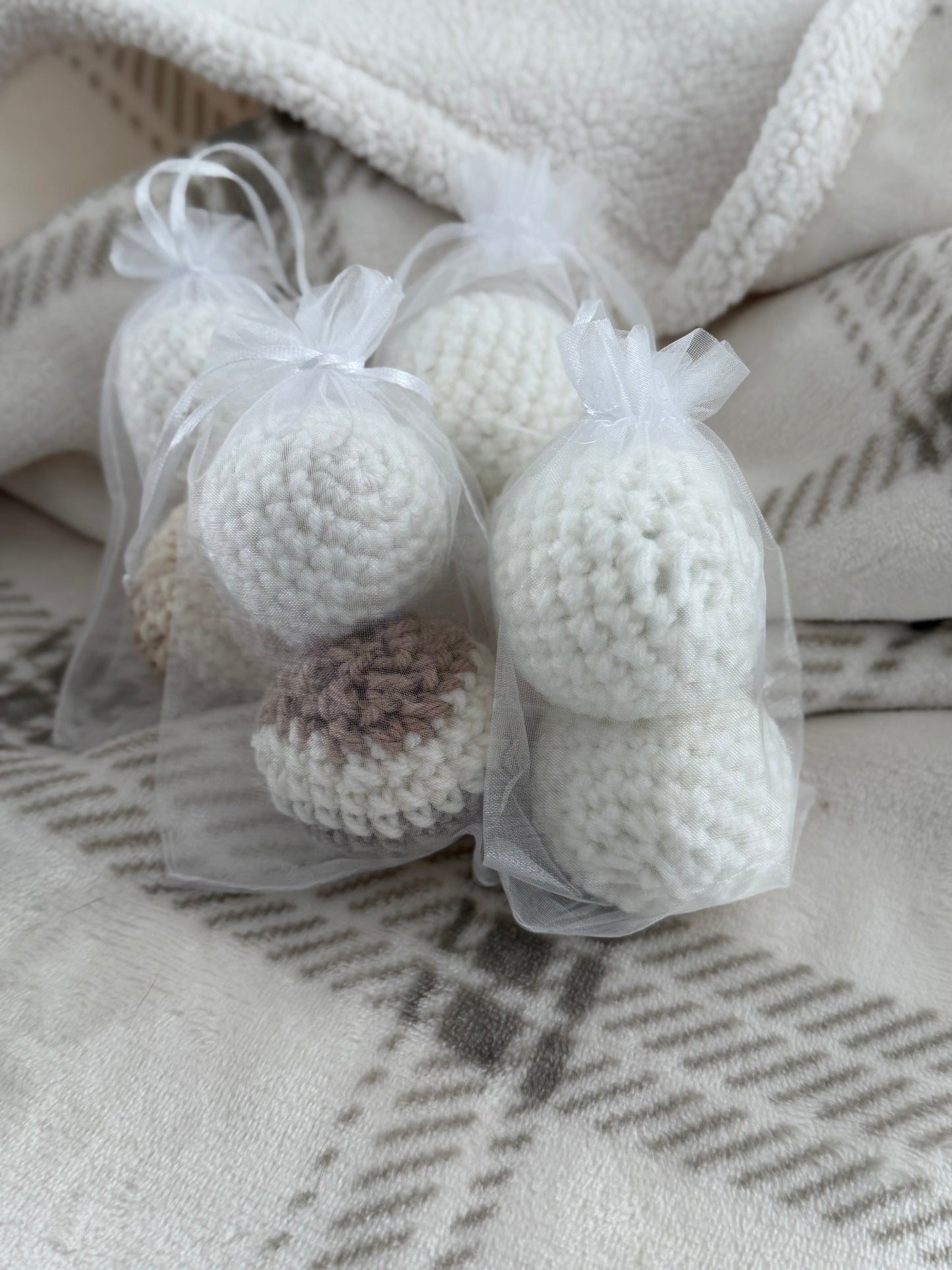 Handcrafted Knitted Toy Balls (Pack of 3)